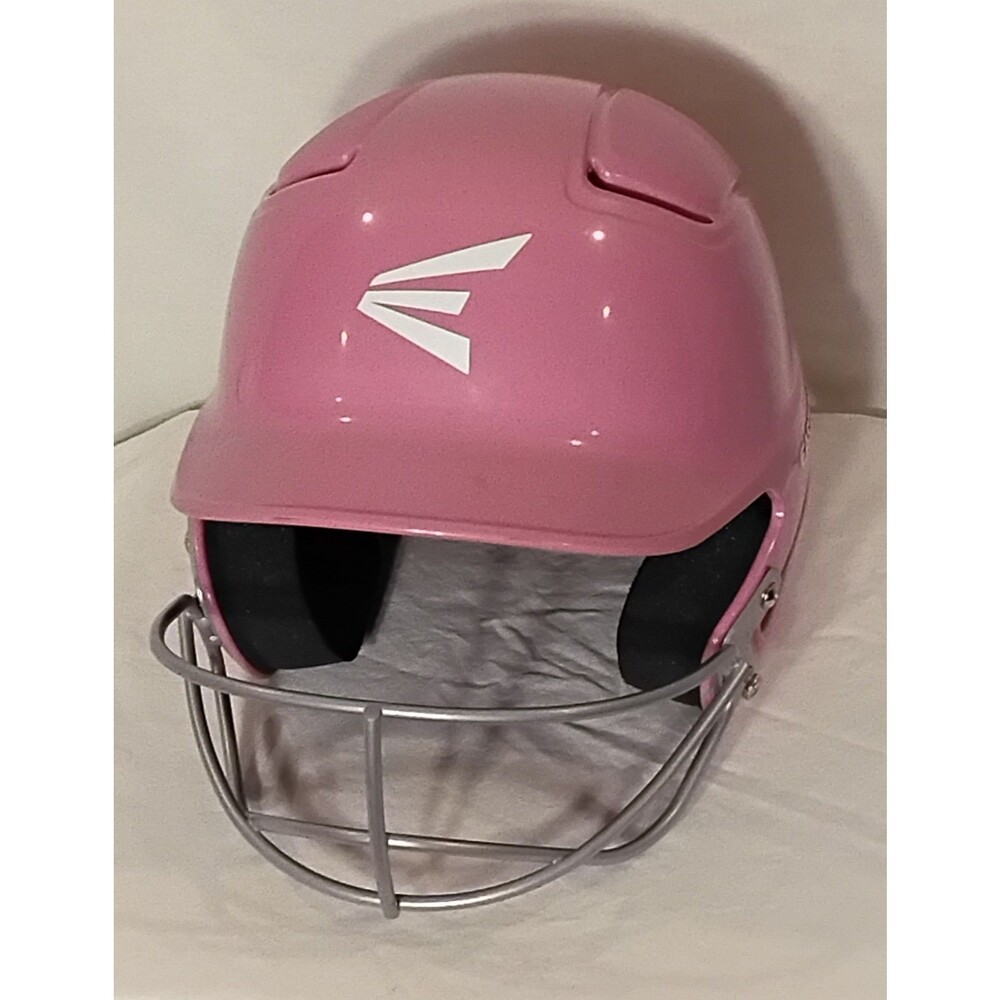 Easton Alpha Softball Helmet With Face Cage 6 5/8 X 7.25 Excellent